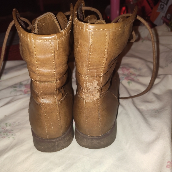 Rock & Candy Brown Lace-Up Ankle Booties - Picture 2 of 13